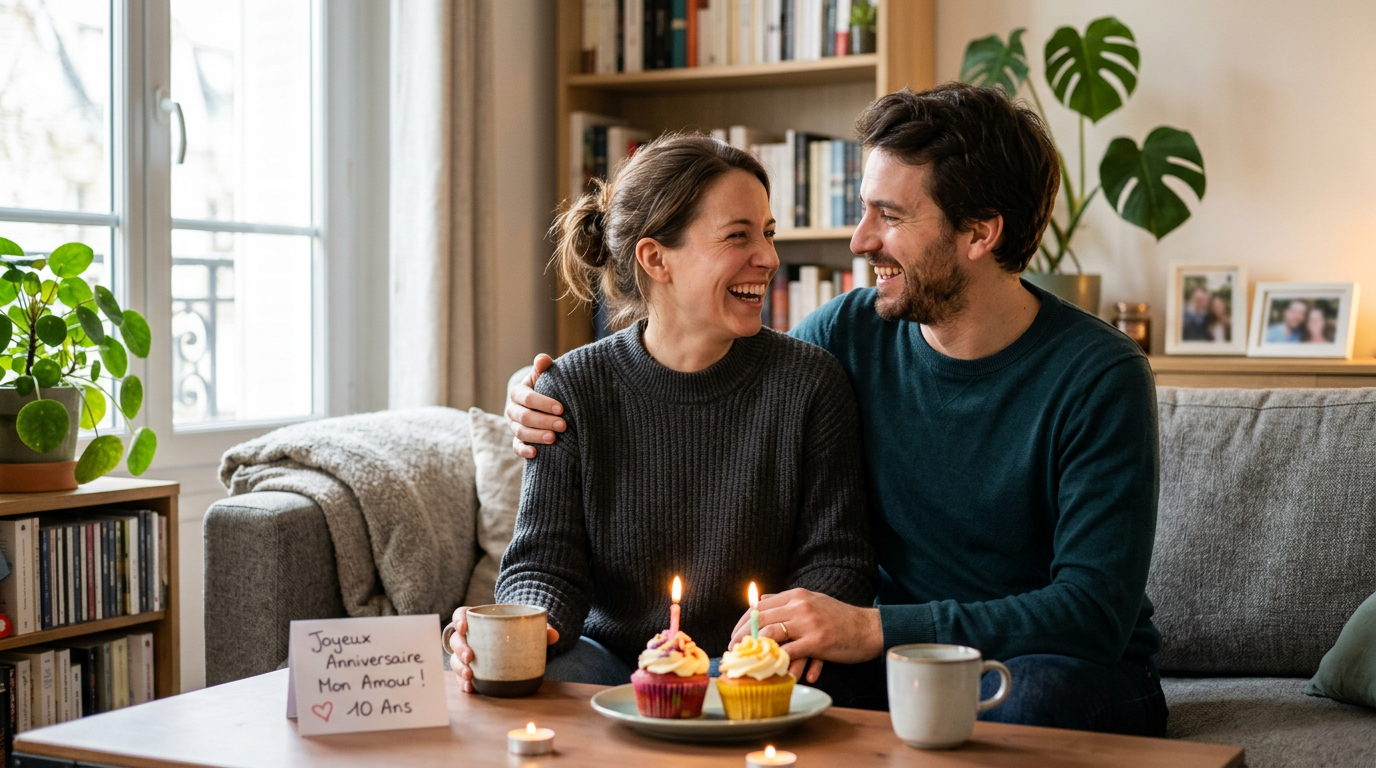 Fêter son anniversaire de couple : idées par année