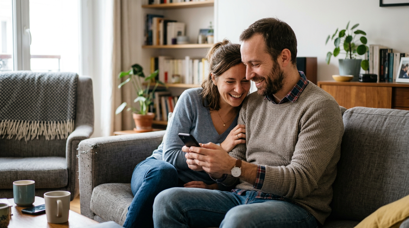 Le SMS du midi : cette habitude qui maintient le lien